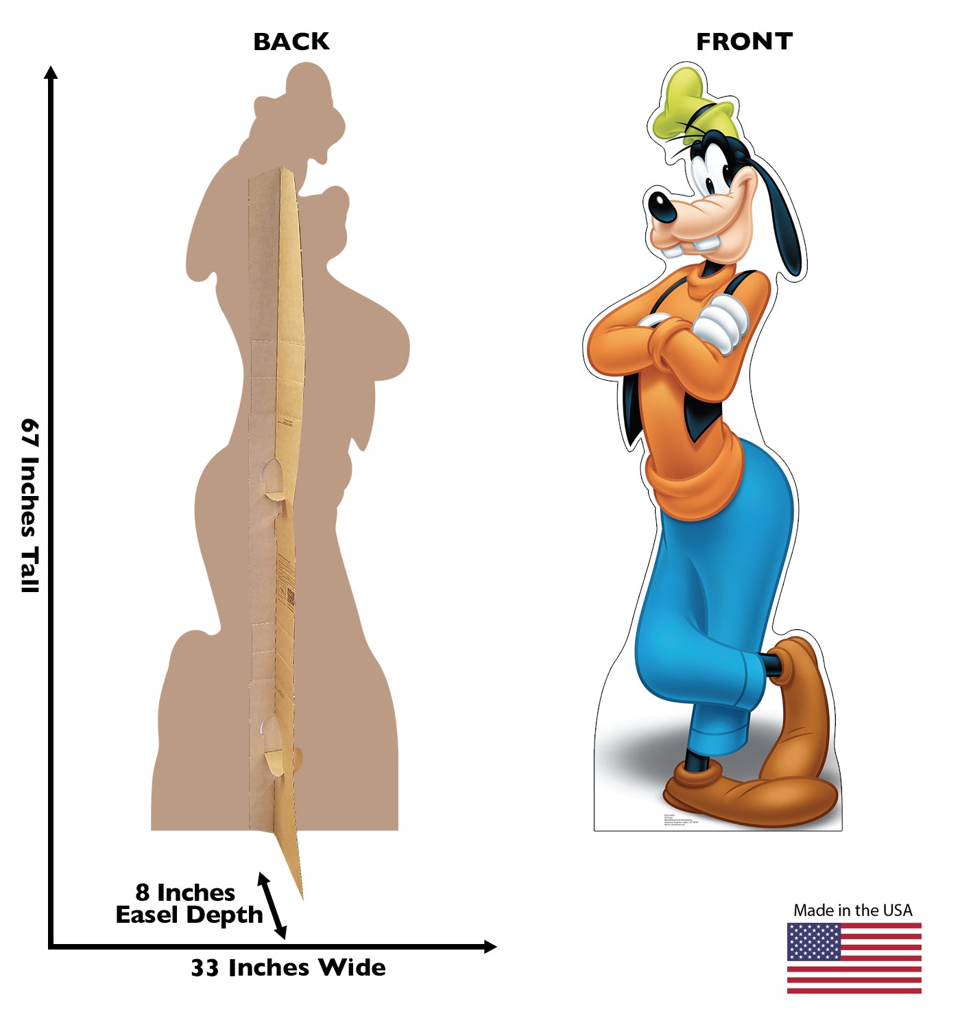 Goofy Mickey Mouse Life-size Cardboard Cutout - All Cutouts