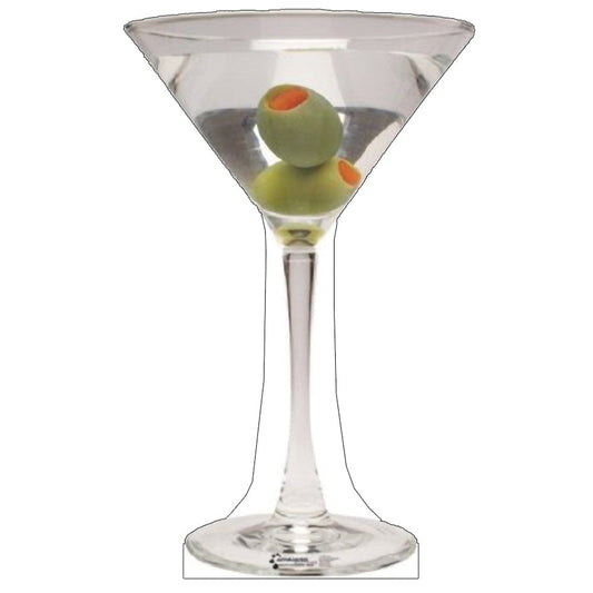 Life-size Martini Glass Cardboard Standup - All Cutouts