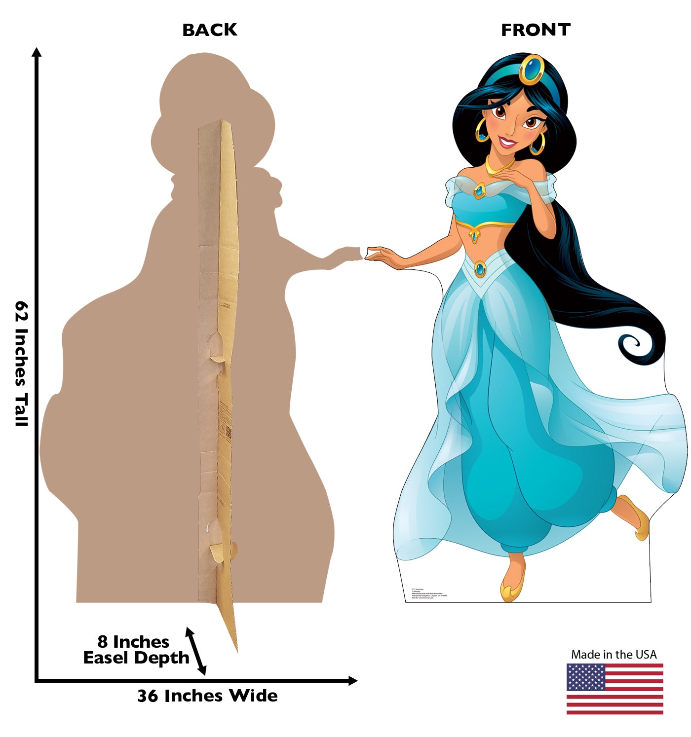 Life-size Jasmine Cardboard Cutout - All Cutouts