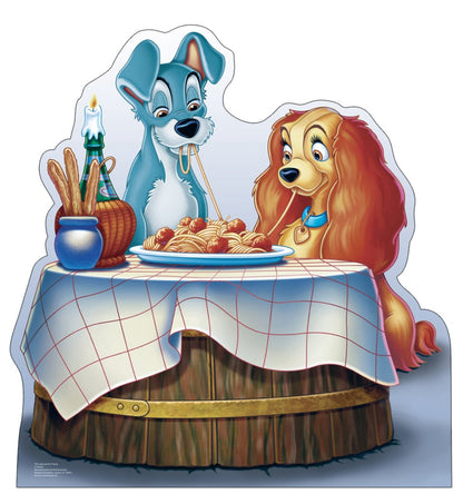 Life-size Lady and the Tramp Cardboard Standup - All Cutouts