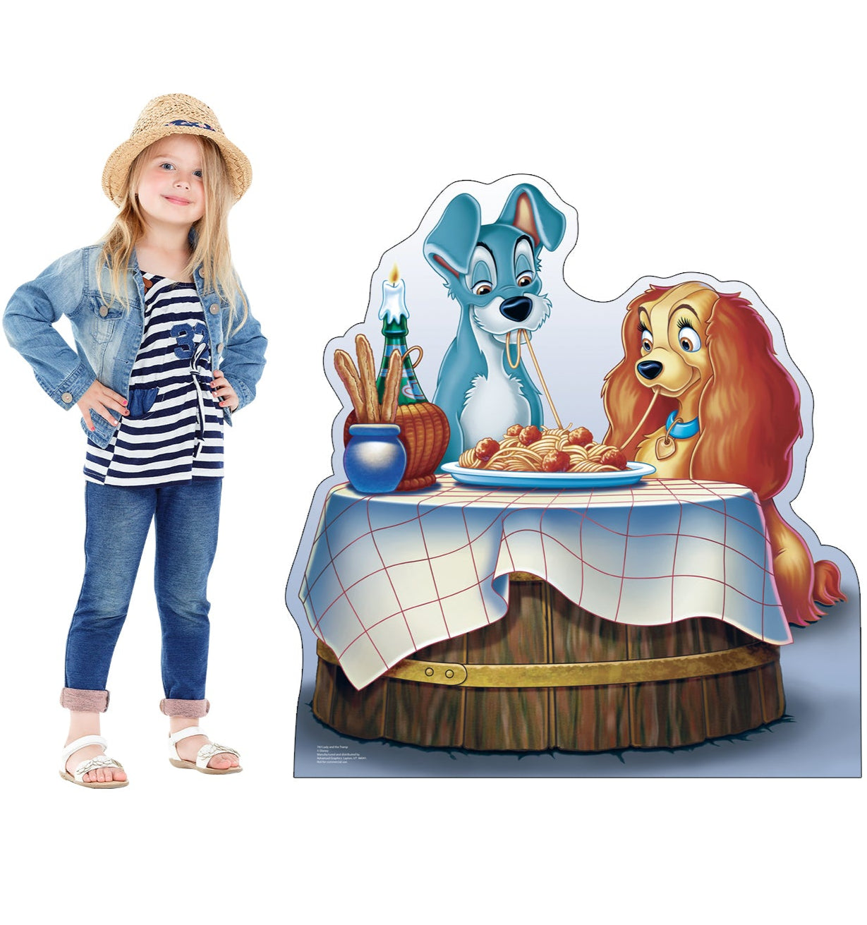 Life-size Lady and the Tramp Cardboard Standup - All Cutouts