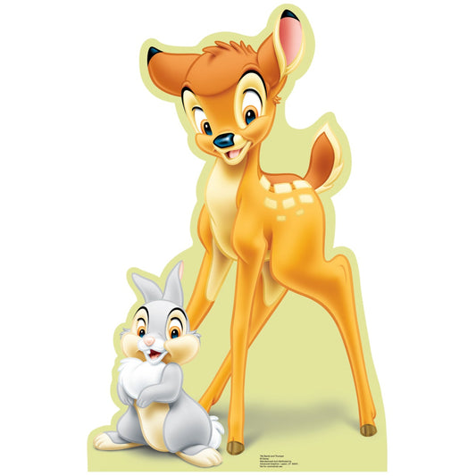 Life-size Bambi and Thumper Cardboard Cutout - All Cutouts