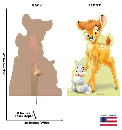 Life-size Bambi and Thumper Cardboard Cutout - All Cutouts