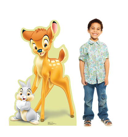 Life-size Bambi and Thumper Cardboard Cutout - All Cutouts