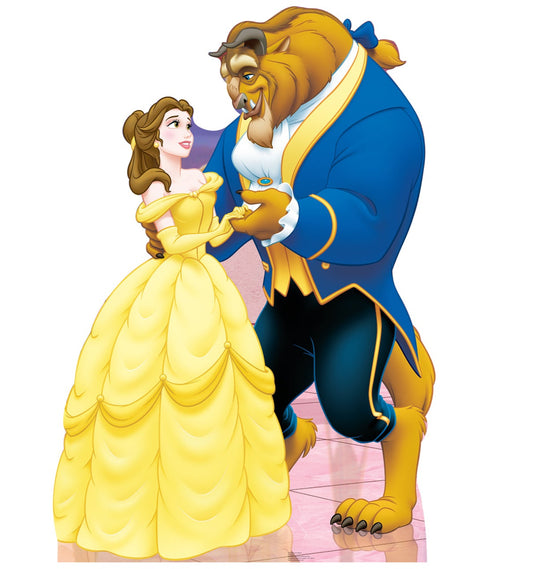 Life-size Belle and Beast Cardboard Standup - All Cutouts
