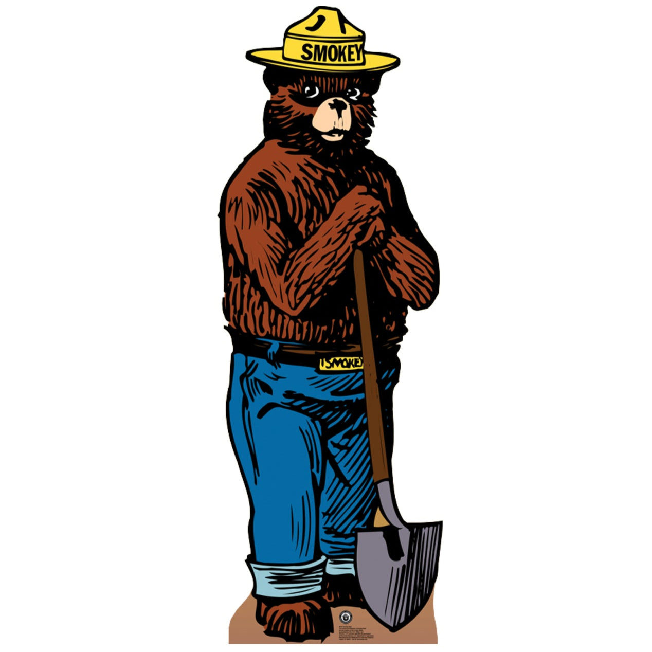Life-size Smokey Bear Cardboard Cutout Standee - All Cutouts