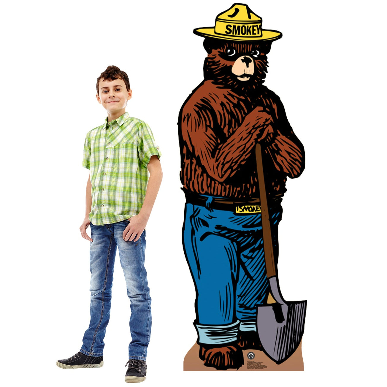 Life-size Smokey Bear Cardboard Cutout Standee - All Cutouts