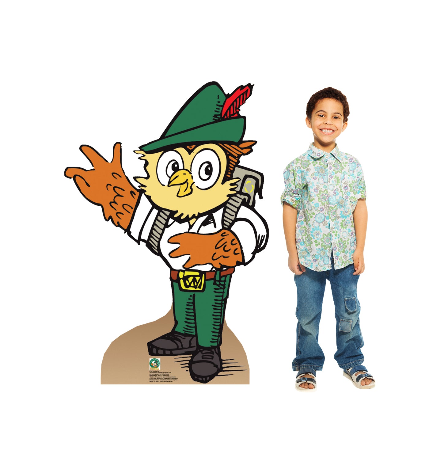 Life-size Woodsy the Owl Cardboard Standup | Cardboard Cutout - All Cutouts