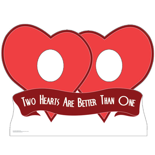 Life-size Two Hearts are Better Than One Cardboard Cutout - All Cutouts