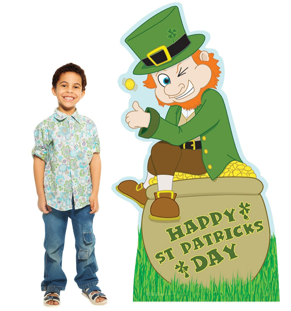 Life-size Leprechaun Cardboard Standup - All Cutouts
