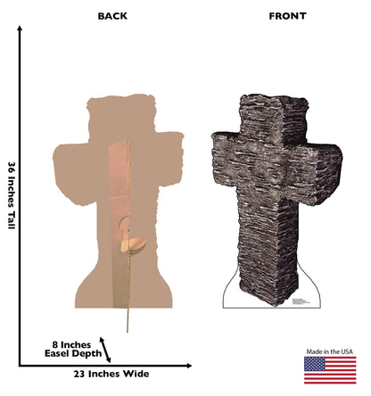 Life-size Cross Tombstone Cardboard Cutout - All Cutouts