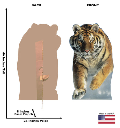 Life-size Tiger in the Snow Cardboard Cutout - All Cutouts