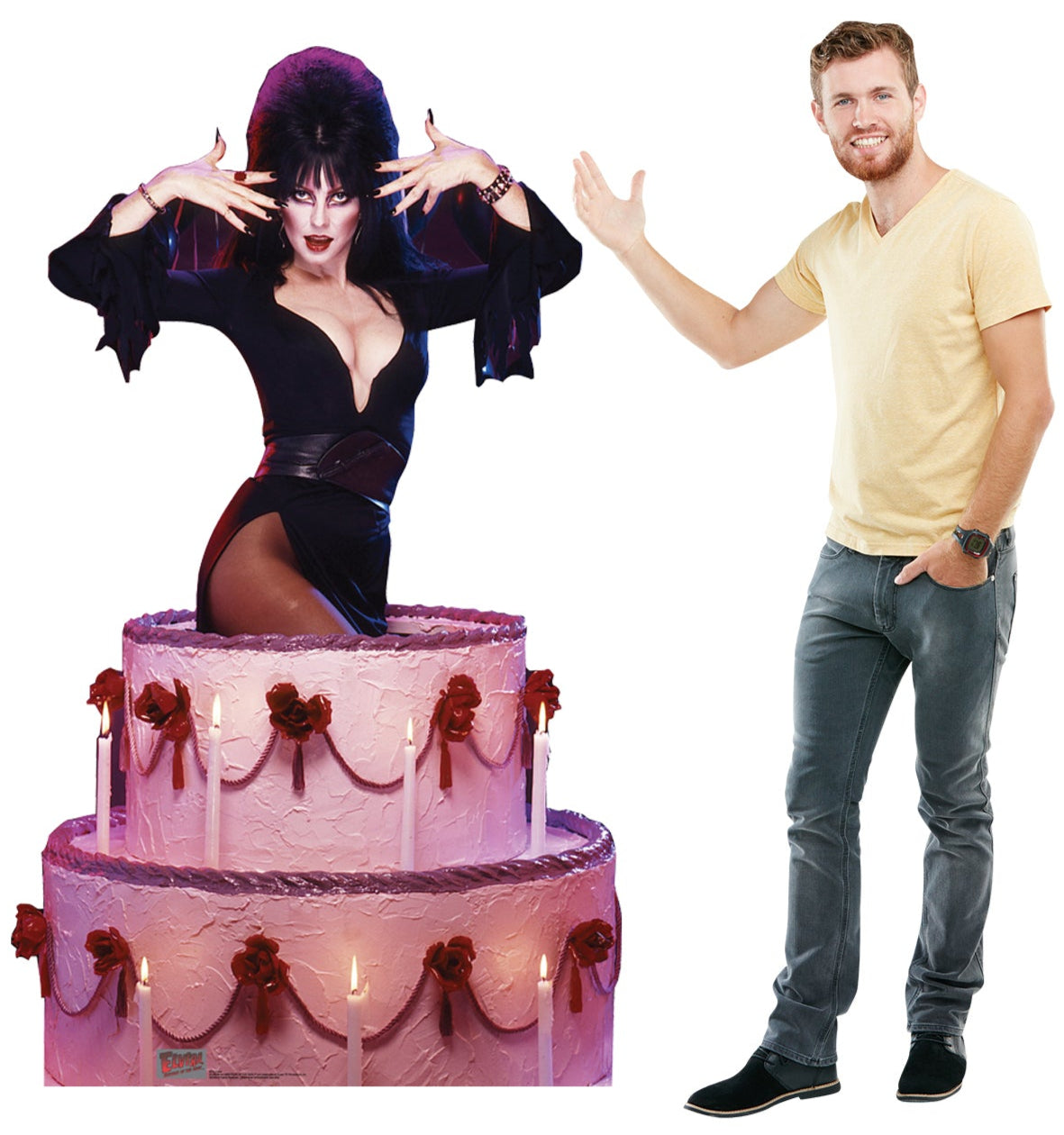 Elvira Cake Talking Life-Size Cardboard Cutout - All Cutouts