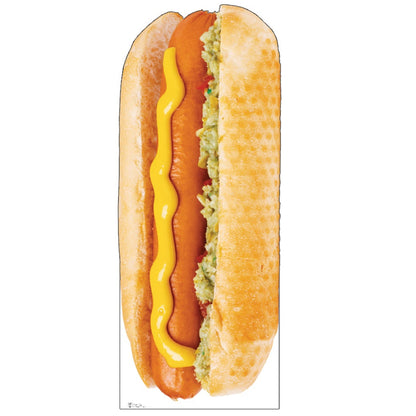 Life-size Hot Dog Cardboard Standup - All Cutouts