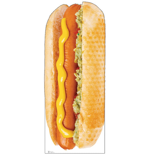 Life-size Hot Dog Cardboard Standup - All Cutouts