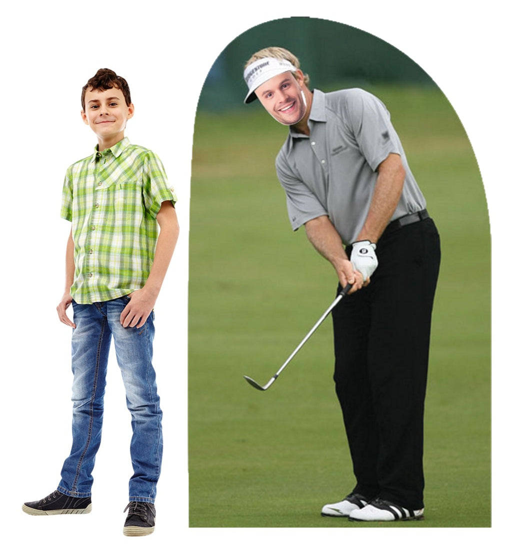 Life-size Golfer Stand-in Cardboard Cutout - All Cutouts