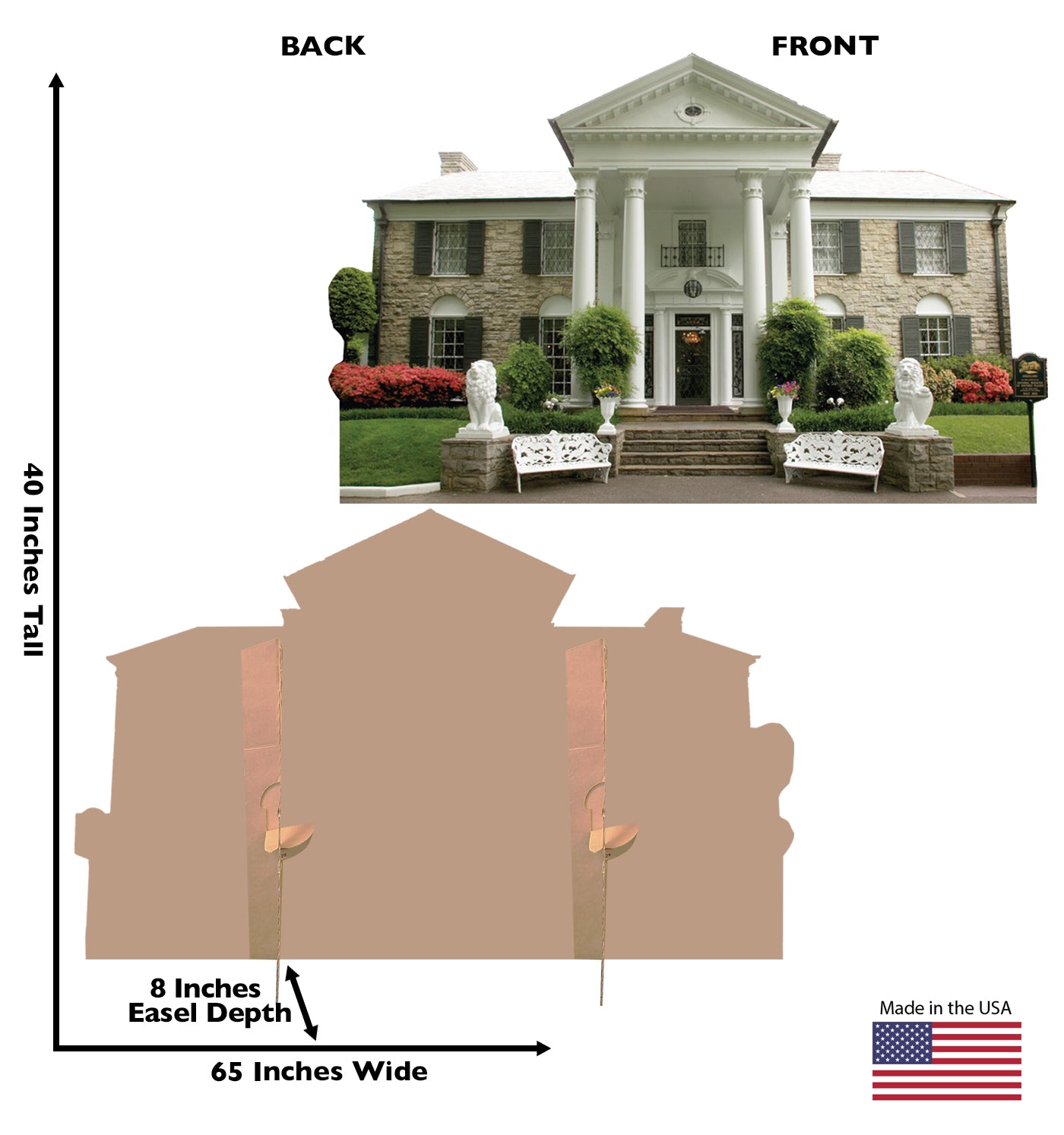 Life-size Graceland Cardboard Standup - All Cutouts