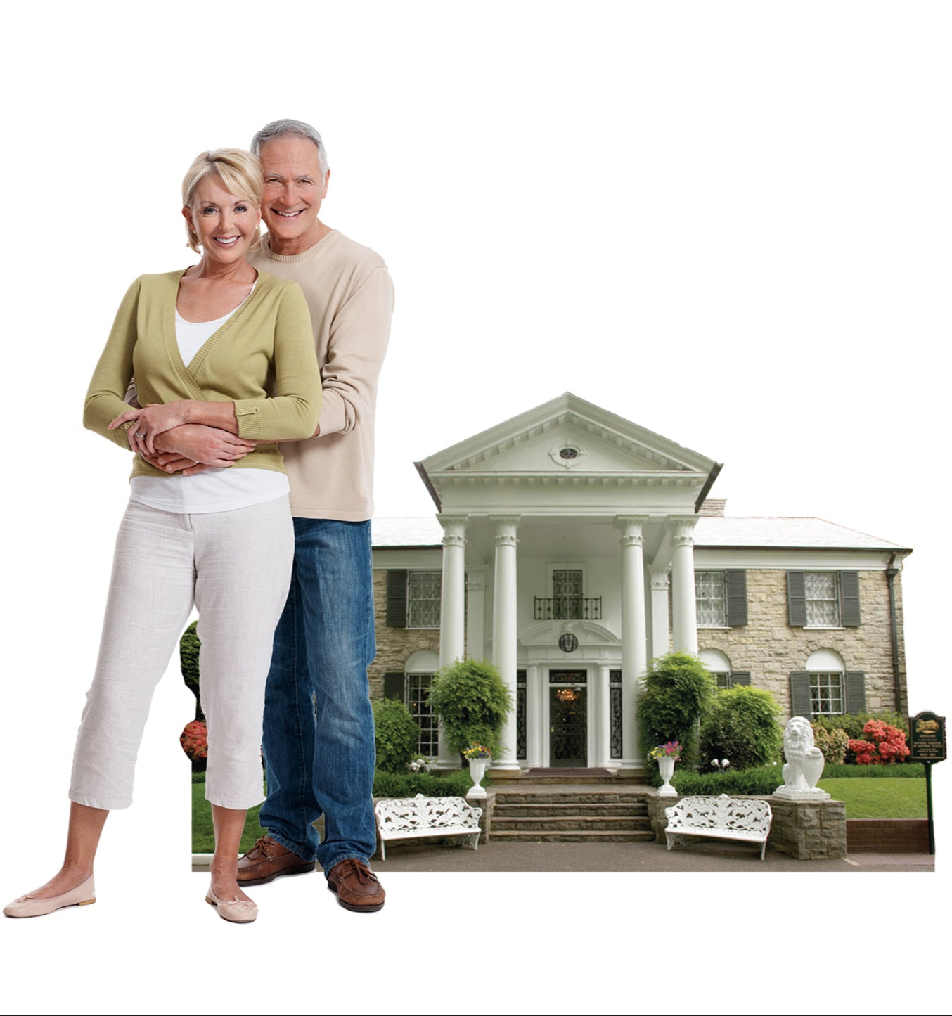 Life-size Graceland Cardboard Standup - All Cutouts