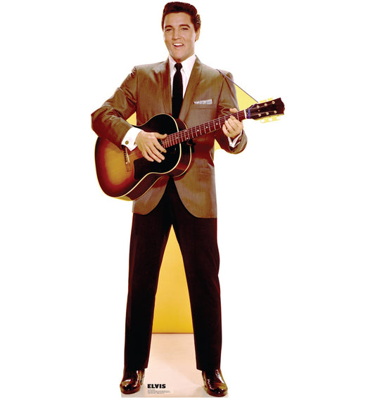Elvis Presley Sportscoat Guitar Talking Life-Size Cardboard Cutout