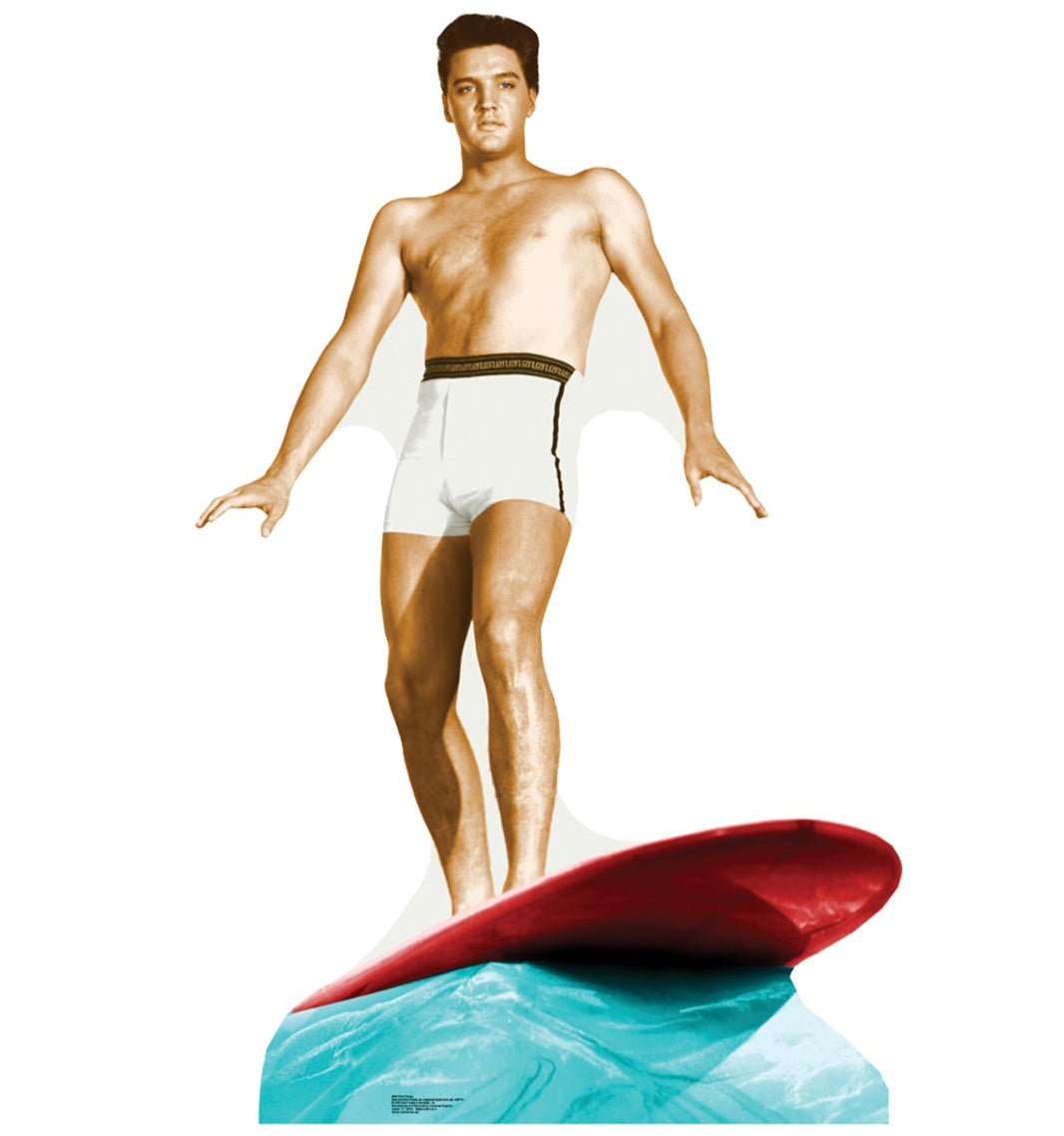 Life-size Elvis Surfing Cardboard Cutout - All Cutouts