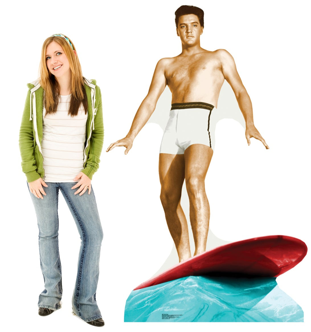 Life-size Elvis Surfing Cardboard Cutout - All Cutouts