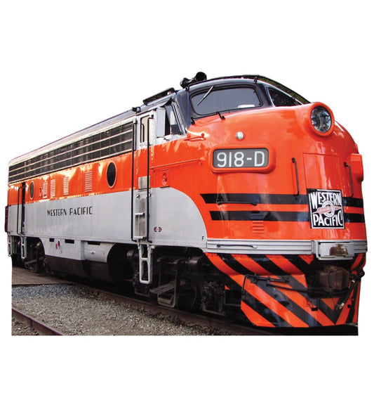 Life-size WP 918D Train Cardboard Standup - All Cutouts