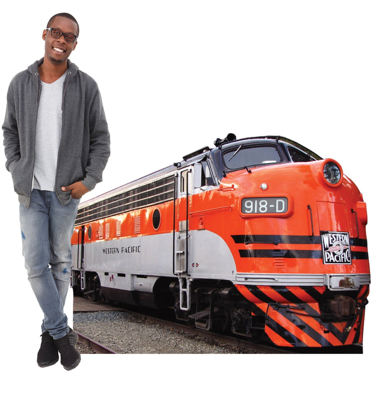 Life-size WP 918D Train Cardboard Standup - All Cutouts