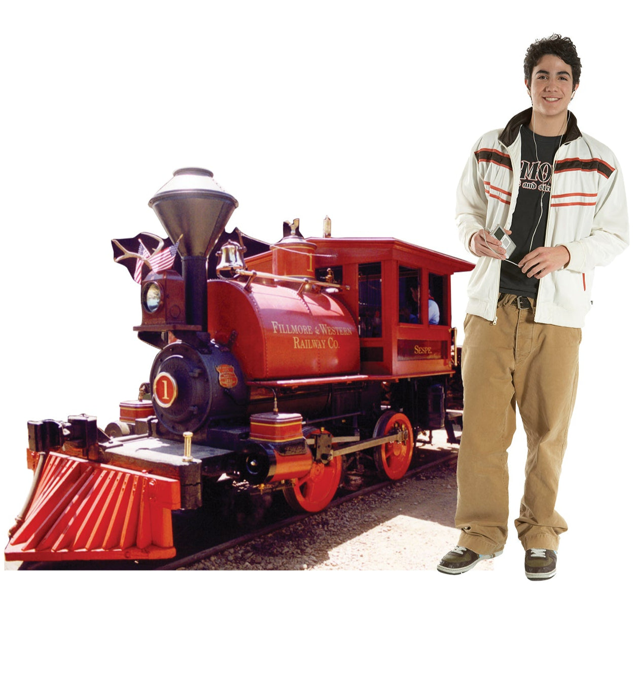 Life-size F&W Train Cardboard Standup - All Cutouts