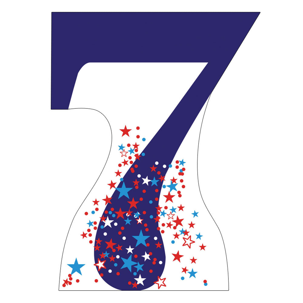 Life-size Number 7 Cardboard Standup | Cardboard Cutout - All Cutouts