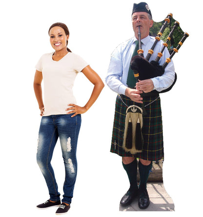 Life-size Bagpiper Cardboard Standup - All Cutouts