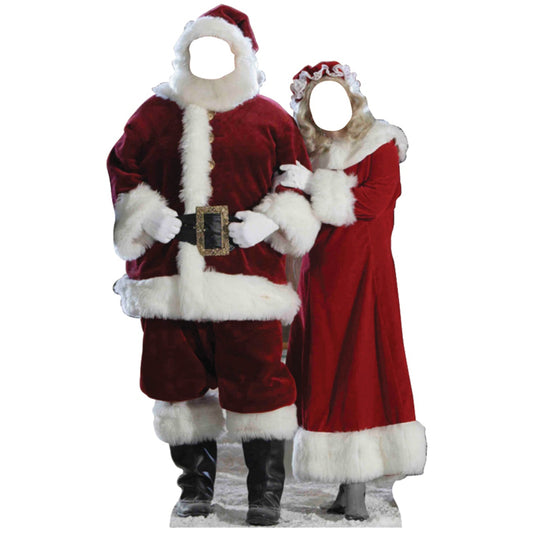 Mr. and Mrs. Claus Life-Size Cardboard Stand-in - All Cutouts