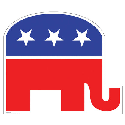 Life-size Republican Elephant Cardboard Standup | Cardboard Cutout - All Cutouts