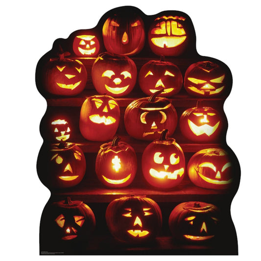 Life-size Pumpkin Group Cardboard Standup - All Cutouts