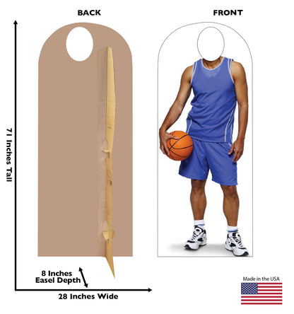 Life-size Basketball Stand-in Cardboard Standup - All Cutouts