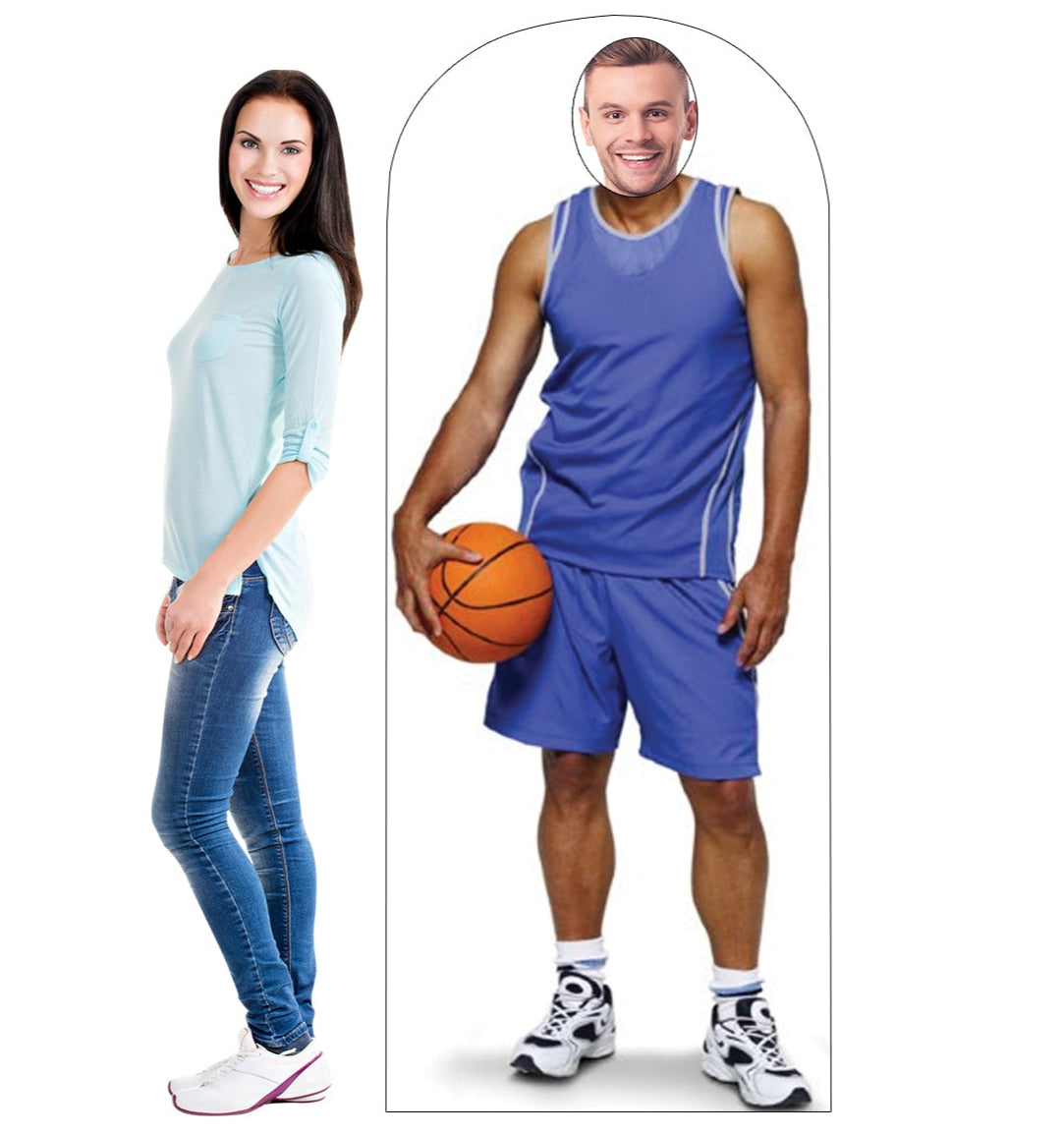 Life-size Basketball Stand-in Cardboard Standup - All Cutouts