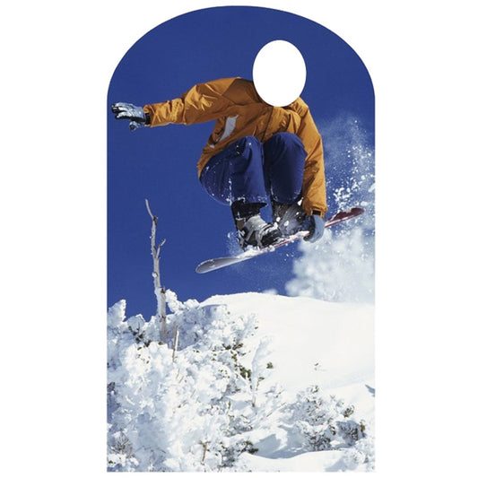 Life-size Snowboarding Stand-in Cardboard Cutout - All Cutouts