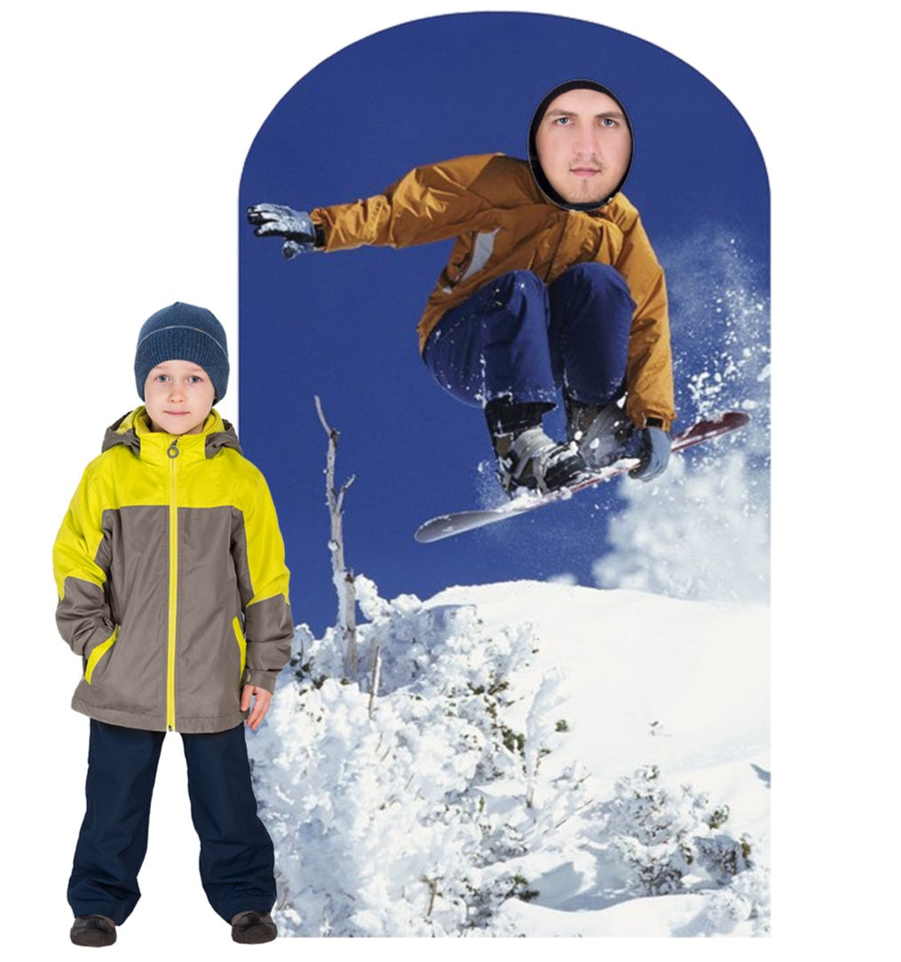 Life-size Snowboarding Stand-in Cardboard Cutout - All Cutouts