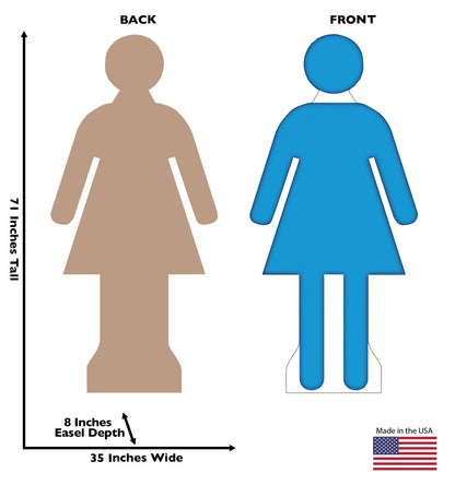 Woman Life-Size Cardboard Standup - All Cutouts