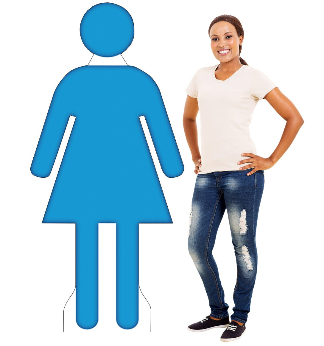 Woman Life-Size Cardboard Standup - All Cutouts