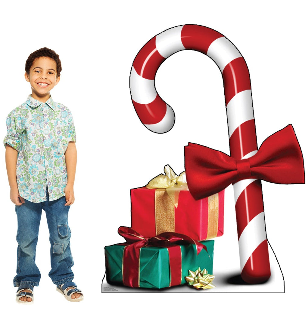 Life-size Candy Cane Cardboard Standup - All Cutouts