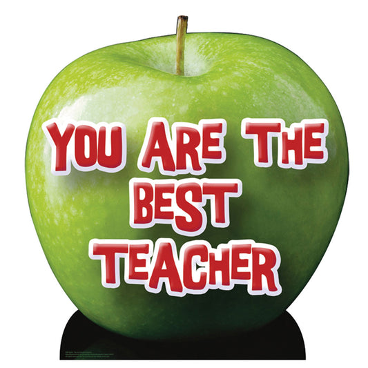 Life-size Apple - You are the Best Teacher Cardboard Standup | Cardboard Cutout - All Cutouts