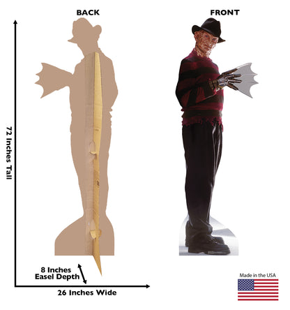 Life-size Freddy Krueger Cardboard Cutout - All Cutouts