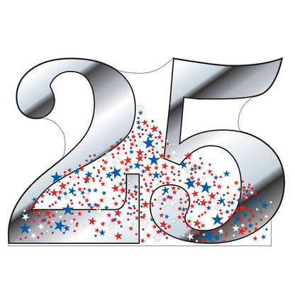 Life-size Number 25 Cardboard Standup | Cardboard Cutout - All Cutouts