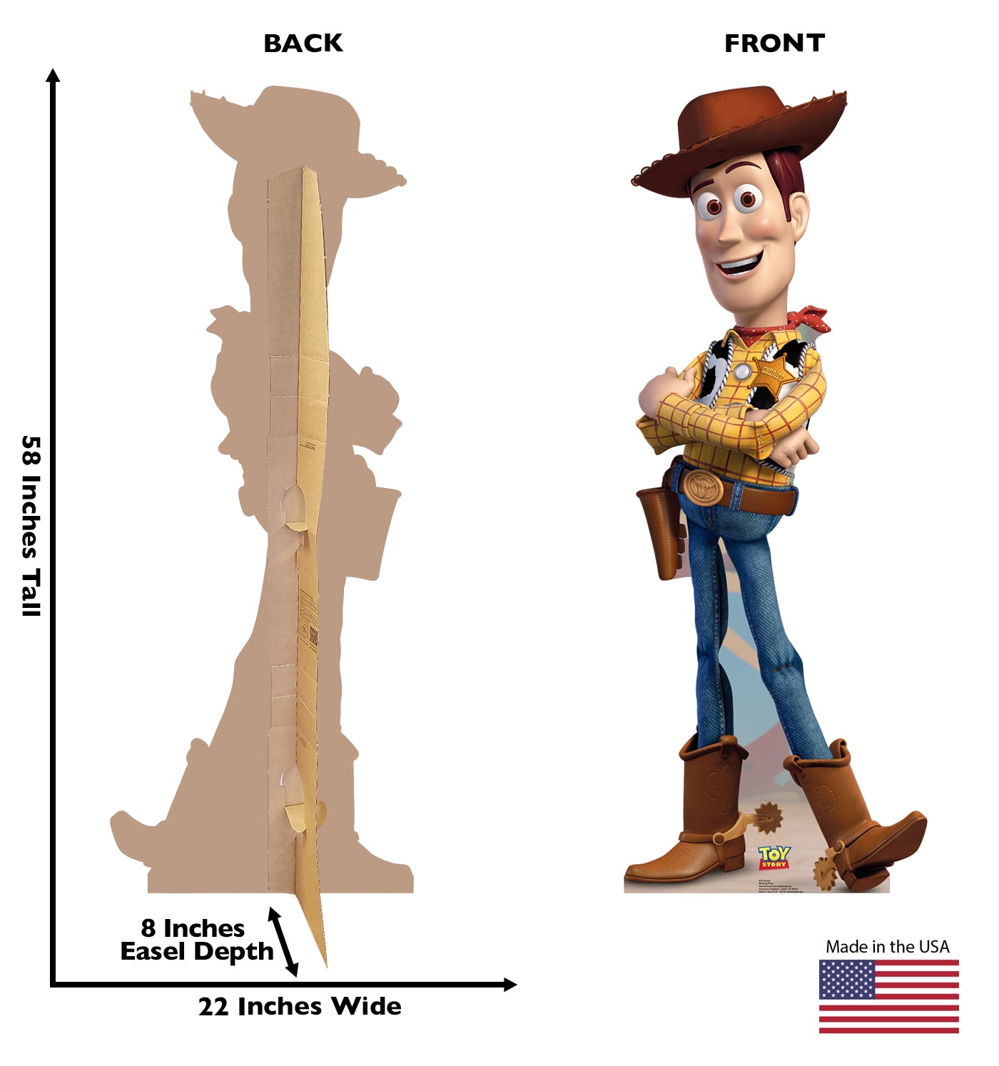 Life-size Woody Toy Story Cardboard Cutout - All Cutouts