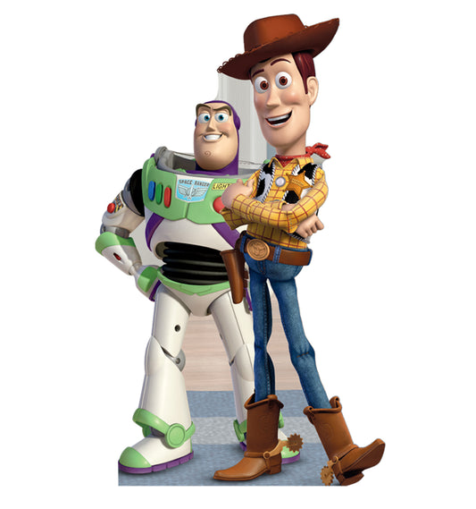 Life-size Buzz and Woody Cardboard Cutout - All Cutouts