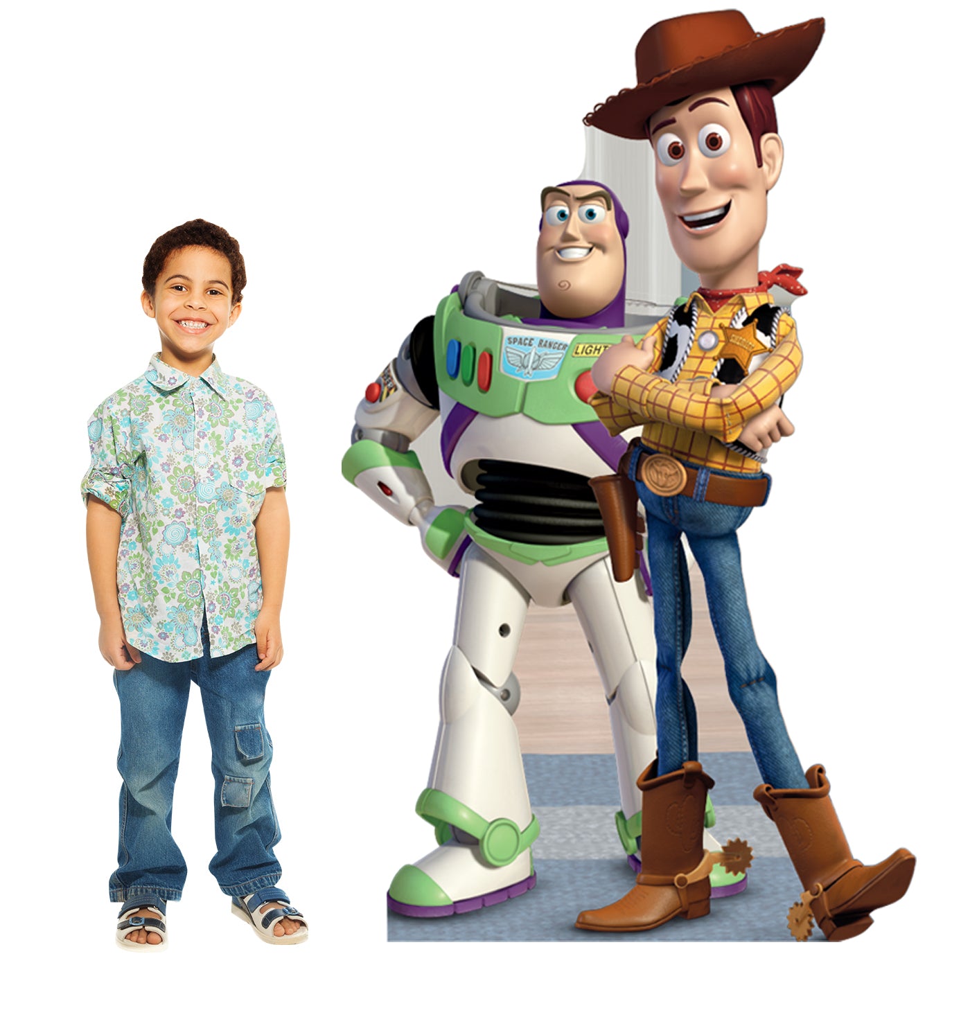 Life-size Buzz and Woody Cardboard Cutout - All Cutouts